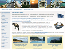 Tablet Screenshot of griechenlandreise.org